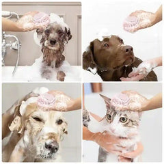 BABBAK'S LTD Pet Bath Massage Brush – Soft Silicone Grooming Tool for Dogs & Cats