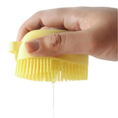 BABBAK'S LTD Pet Bath Massage Brush – Soft Silicone Grooming Tool for Dogs & Cats