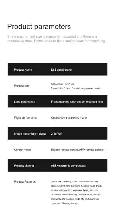 BABBAK'S LTD MIJIA 8K UHD Camera Drone – Lightweight App-Controlled Aerial Photography Quadcopter
