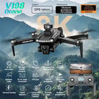 BABBAK'S LTD Xiaomi V198GPS Drone – Foldable 8K HD Camera GPS Quadcopter with Obstacle Avoidance