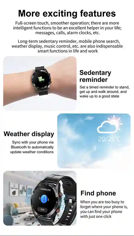 Smart Watch for Men HW20 Fitness Watch | BABBAK'S LTD