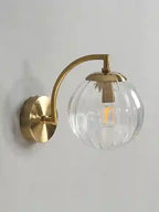 BABBAK'S LTD LZPZ RUI Modern Wall Lamps – Elegant LED Lighting for Bedroom & Hallway (Metal + Glass, Blue/Gray/Green)