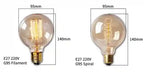 BABBAK'S LTD Vintage Edison LED Bulb – Retro E27 40W Warm Light Home & Café Lighting