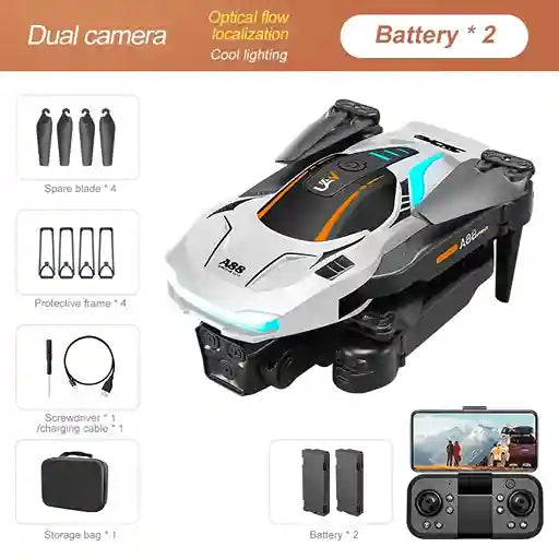 BABBAK'S LTD Tccicadas A808 – 8K UHD Foldable Beginner-Friendly Drone