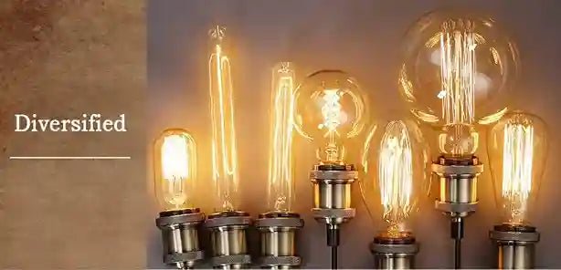 BABBAK'S LTD Vintage Edison Spiral LED Bulb – Retro E27 Warm Light Home Decor