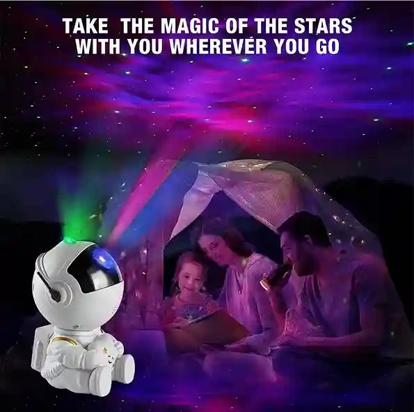 BABBAK'S LTD Galaxy Star Projector Night Light – Astronaut Nebula Ceiling Lamp for Bedroom & Home Decor
