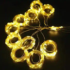 3M Fairy Twinkle Lights 300 LED Curtain USB