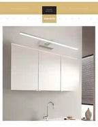 BABBAK’S LTD DAMIASMIL Modern LED Bathroom Mirror Lamp – Wall Mounted, Aluminum, Black/Ivory, Energy-Efficient Lighting