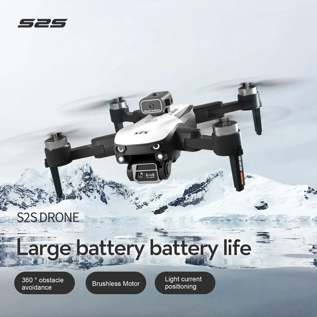 BABBAK'S LTD S2S 8K Professional Photography Drone – Dual Camera, Brushless Motors & Obstacle Avoidance