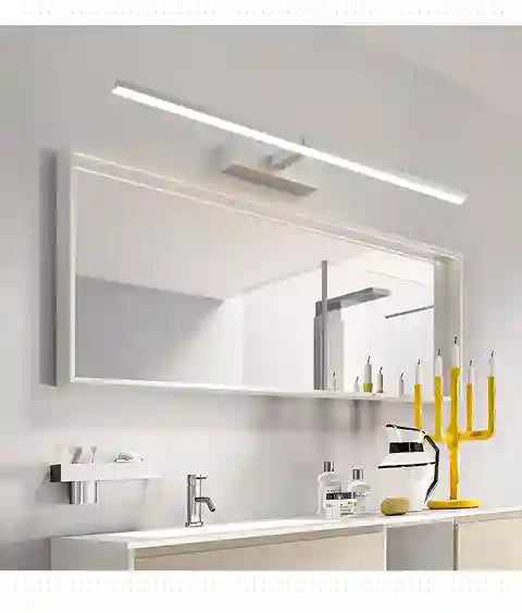 BABBAK’S LTD DAMIASMIL Modern LED Bathroom Mirror Lamp – Wall Mounted, Aluminum, Black/Ivory, Energy-Efficient Lighting