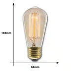 BABBAK'S LTD Vintage Edison Spiral LED Bulb – Retro E27 Warm Light Home Decor