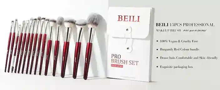Eye Makeup Brushes 8 Piece Professional Set, BABBAK'S LTD