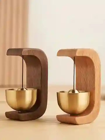 BABBAK'S LTD Magnetic Wooden Doorbell Chime – Japanese Style Hanging Home Decor
