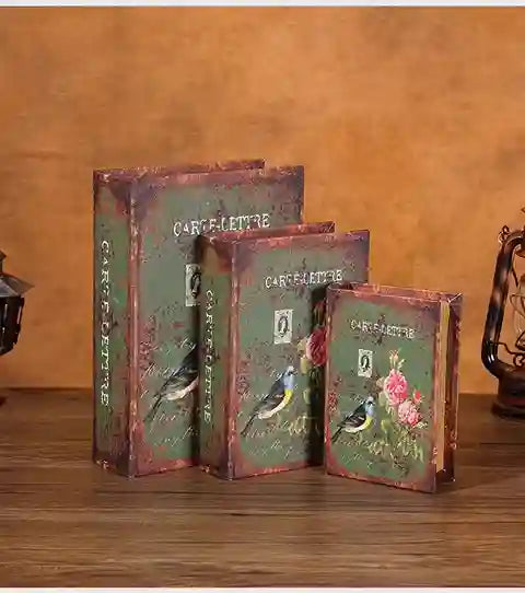 Decorative Wooden Fake Book Storage Box | BABBAK'S LTD