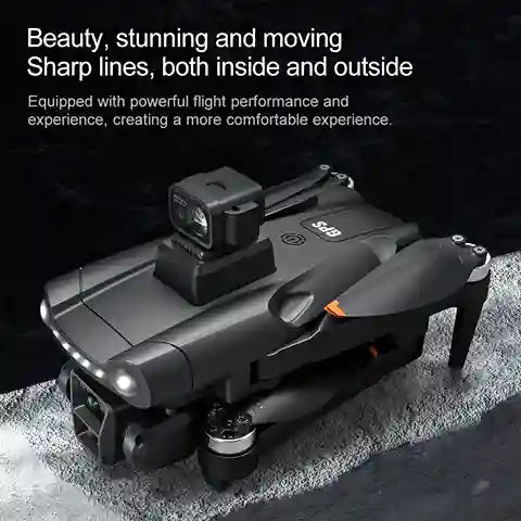 BABBAK'S LTD Xiaomi V198GPS Drone – Foldable 8K HD Camera GPS Quadcopter with Obstacle Avoidance