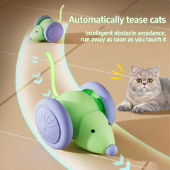 BABBAK'S LTD Interactive Electric Cat Toy – Battery‑Powered Moving Mouse for Cats
