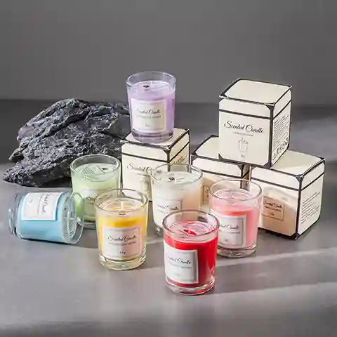 BABBAK'S LTD Handmade Cup‑Shaped Scented Soy Wax Candle – Eco‑Friendly Aromatherapy Home Decor