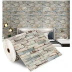 BABBAK'S LTD 3D Self‑Adhesive Brick Wallpaper – Waterproof Wall Stickers for Home Decoration