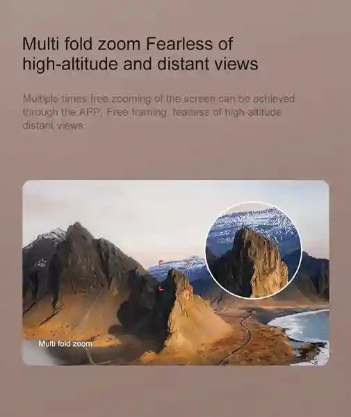 BABBAK'S LTD MIJIA 8K UHD Camera Drone – Lightweight App-Controlled Aerial Photography Quadcopter