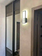 BABBAK'S LTD DUTRIEUX Modern Wall Lamp – LED Wall Lighting, Black/Gold/White, Metal & Acrylic, Stylish Home Decor