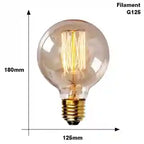BABBAK'S LTD Vintage Edison LED Bulb – Retro E27 40W Warm Light Home & Café Lighting