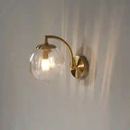 BABBAK'S LTD LZPZ RUI Modern Wall Lamps – Elegant LED Lighting for Bedroom & Hallway (Metal + Glass, Blue/Gray/Green)