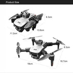 BABBAK'S LTD KBDFA S2S Mini Drone – Foldable Obstacle Avoidance Drone with 4K/8K HD Camera