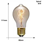 BABBAK'S LTD Vintage Edison LED Bulb – Retro E27 40W Warm Light Home & Café Lighting