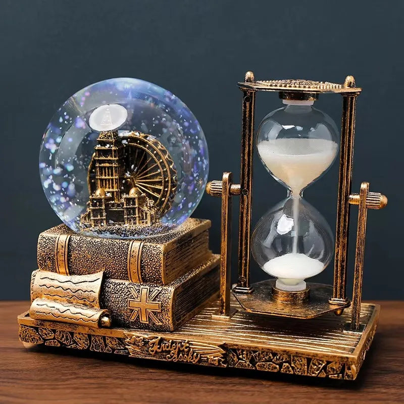Antique Eiffel Tower Hourglass