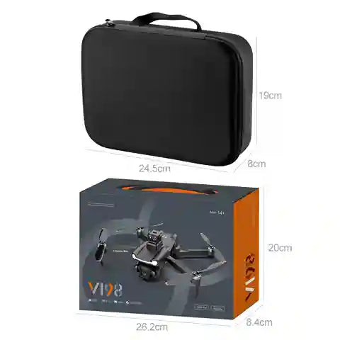 BABBAK'S LTD Xiaomi V198GPS Drone – Foldable 8K HD Camera GPS Quadcopter with Obstacle Avoidance