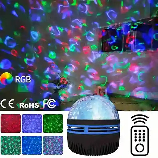 BABBAK’S LTD | Projection Lamp Night Light – LED Star Projector with Remote Control