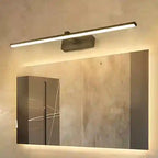 BABBAK’S LTD DAMIASMIL Modern LED Bathroom Mirror Lamp – Wall Mounted, Aluminum, Black/Ivory, Energy-Efficient Lighting