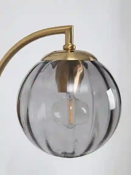 BABBAK'S LTD LZPZ RUI Modern Wall Lamps – Elegant LED Lighting for Bedroom & Hallway (Metal + Glass, Blue/Gray/Green)