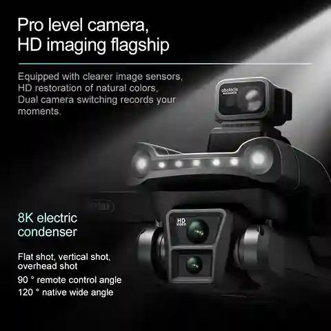 BABBAK'S LTD Xiaomi V198GPS Drone – Foldable 8K HD Camera GPS Quadcopter with Obstacle Avoidance