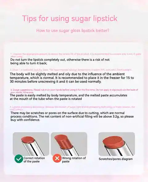Pink Bear Sugar Shine Lipstick | BABBAK'S LTD