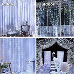 3M Fairy Twinkle Lights 300 LED Curtain USB