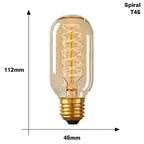 BABBAK'S LTD Vintage Edison LED Bulb – Retro E27 40W Warm Light Home & Café Lighting
