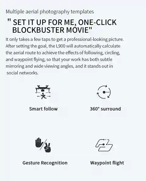 BABBAK'S LTD L900 Pro SE MAX 5G WiFi Brushless GPS Drone – 4K Dual Camera with Obstacle Avoidance