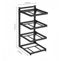 BABBAK'S LTD Multi‑Layer Cabinet & Pantry Organizer – Freestanding Kitchen Storage Rack – Durable Mixed Material – Easy Assembly