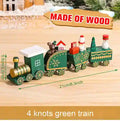 Wooden Christmas Train Set Decoration | BABBAK'S LTD