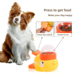 BABBAK'S LTD Duck‑Shaped Pet Snack Feeder – Interactive Dog & Cat Food Dispenser for Training & Slow Feeding