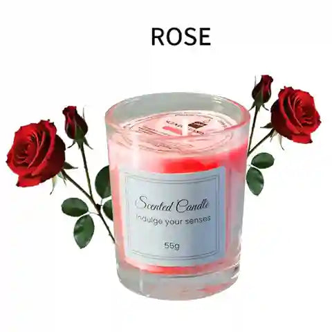 BABBAK'S LTD Handmade Cup‑Shaped Scented Soy Wax Candle – Eco‑Friendly Aromatherapy Home Decor