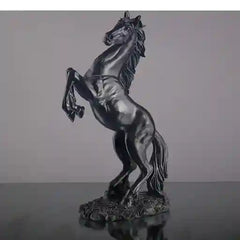 BABBAK'S LTD Resin Horse Sculpture – Elegant Animal Ornament Home Decoration