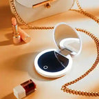 Travel Makeup Mirror 2X UV Light | BABBAK'S LTD