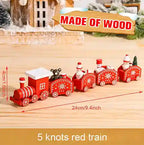 Wooden Christmas Train Set Decoration | BABBAK'S LTD