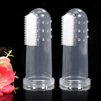 BABBAK'S LTD Pet Silicone Finger Toothbrush – Gentle Cat & Dog Teeth Cleaning Tool