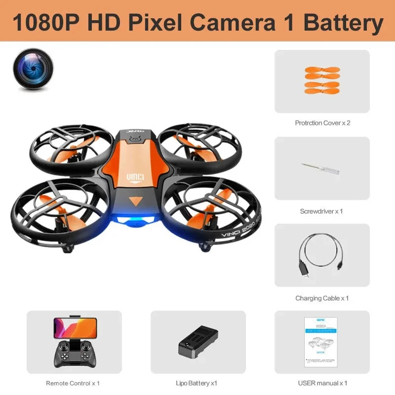 BABBAK'S LTD JIMITU V8 1080p FHD Camera Drone – Brushless Motor, App Control, Long Flight Time (0.3kg)