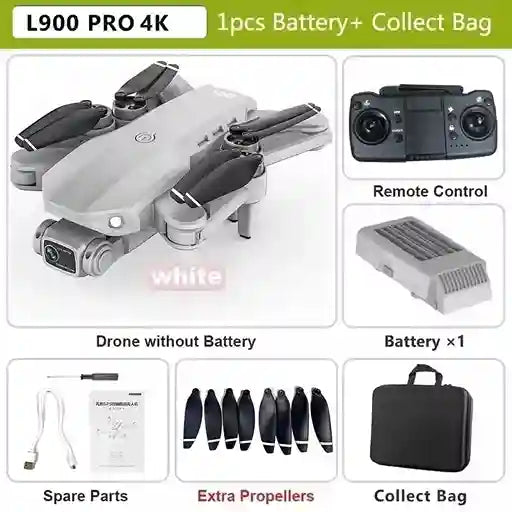 BABBAK'S LTD L900 Pro SE MAX 5G WiFi Brushless GPS Drone – 4K Dual Camera with Obstacle Avoidance