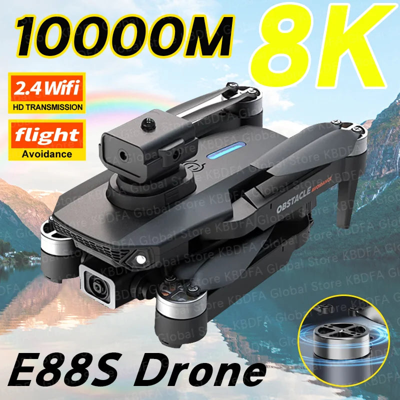 BABBAK'S LTD E88 4K Foldable WiFi FPV Drone – HD Camera Quadcopter with Live Video, Height Hold & Long Flight Time