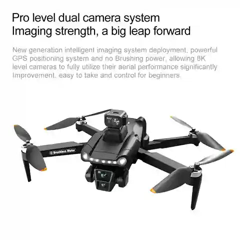 BABBAK'S LTD Xiaomi V198GPS Drone – Foldable 8K HD Camera GPS Quadcopter with Obstacle Avoidance